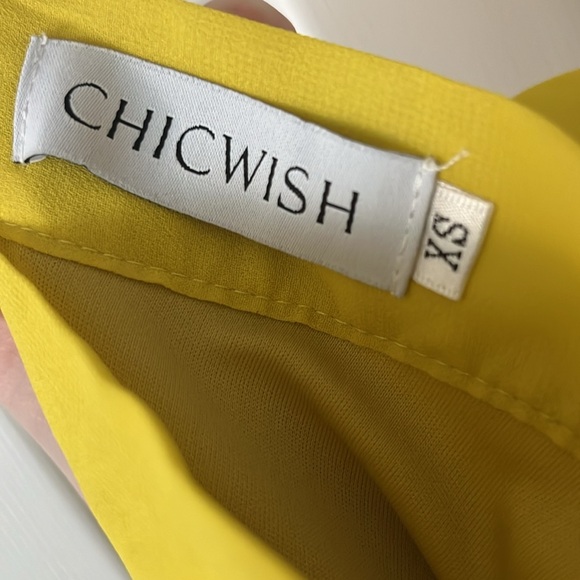 Marigold Yellow Maxi Skirt High Waist Sheer - Picture 7 of 10